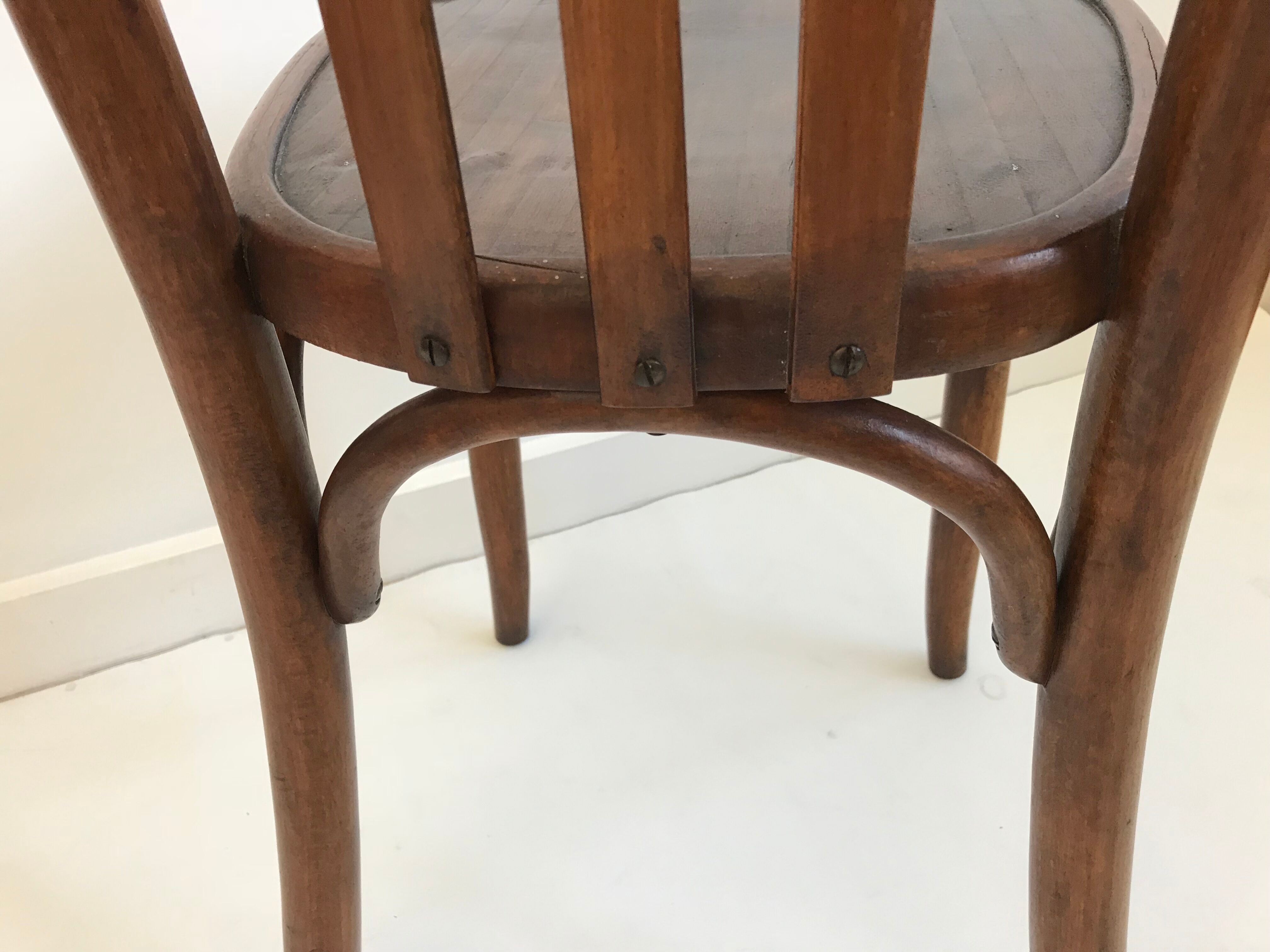 Old baumann bistro chair