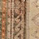 2x9 Vintage Brown & Cream Turkish Runner Rug, 60x263Cm
