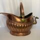 19th century copper and brass coal bucket