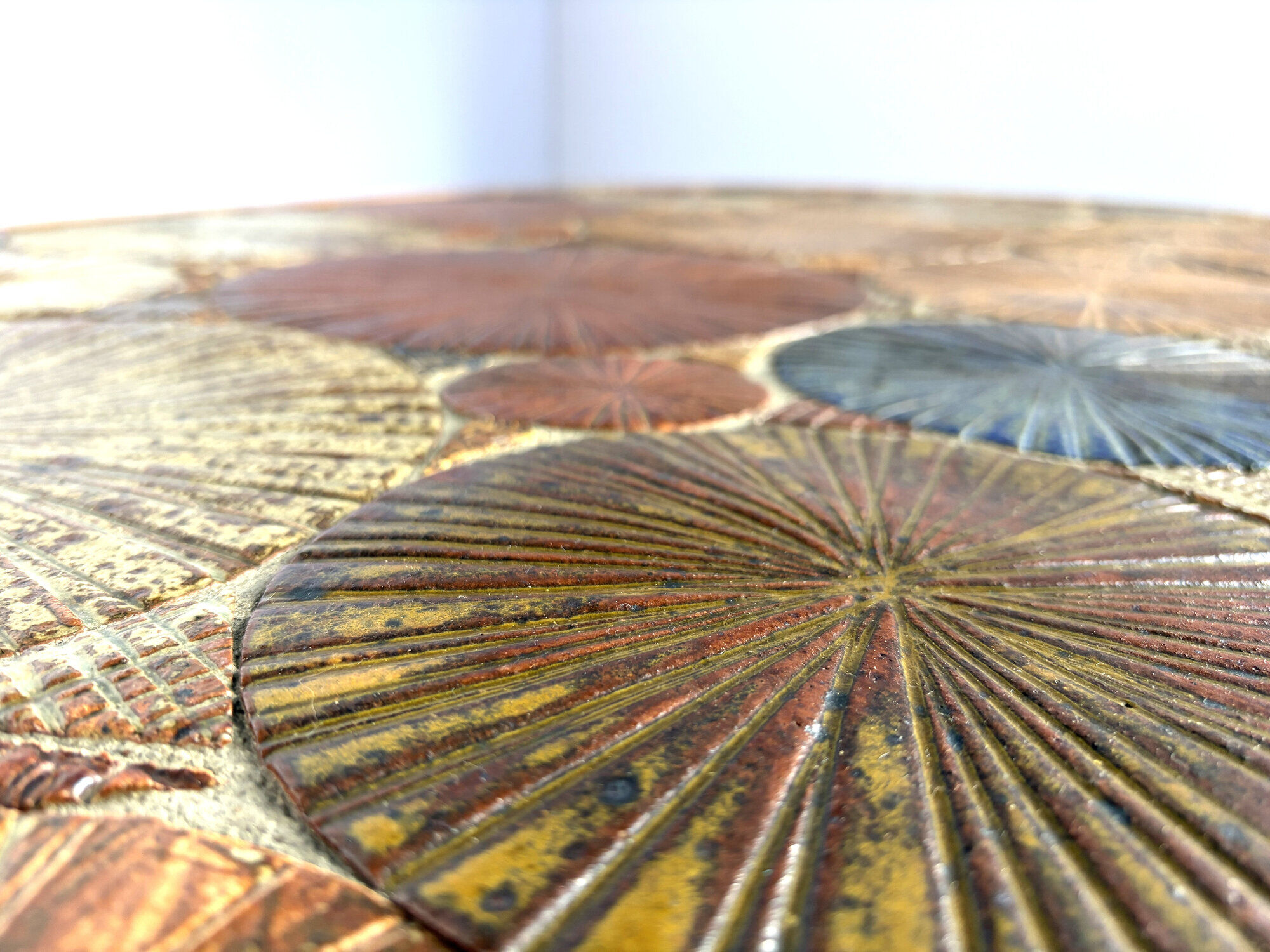 Mid-century Danish teak and tile Tue Poulsen coffee table by Haslev, 1960s