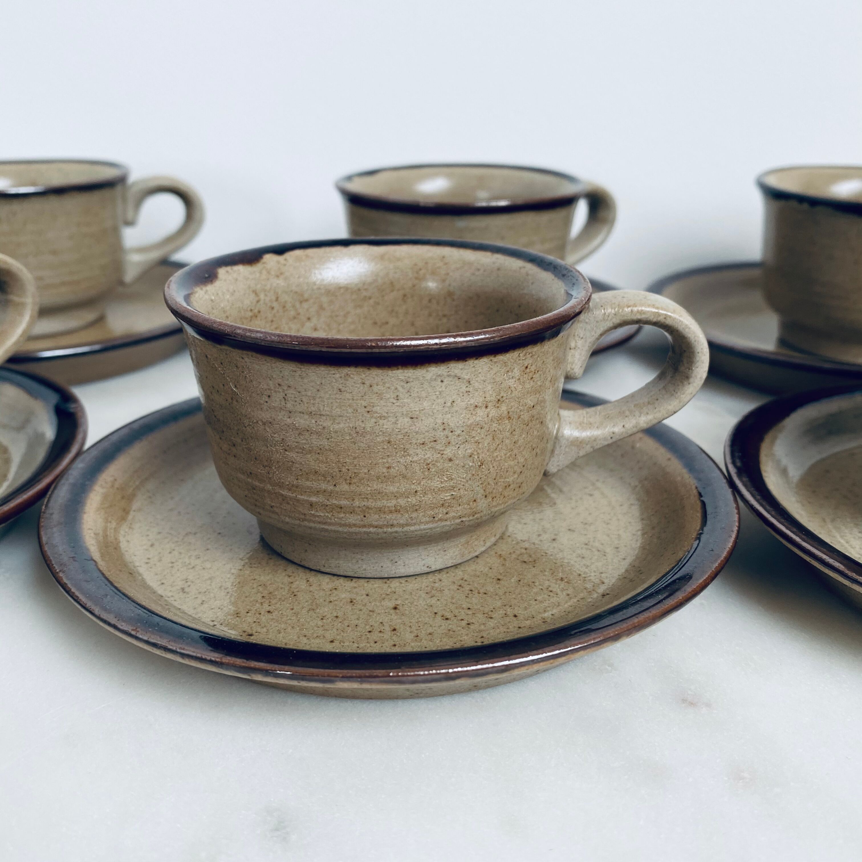 Coffee service in sandstone