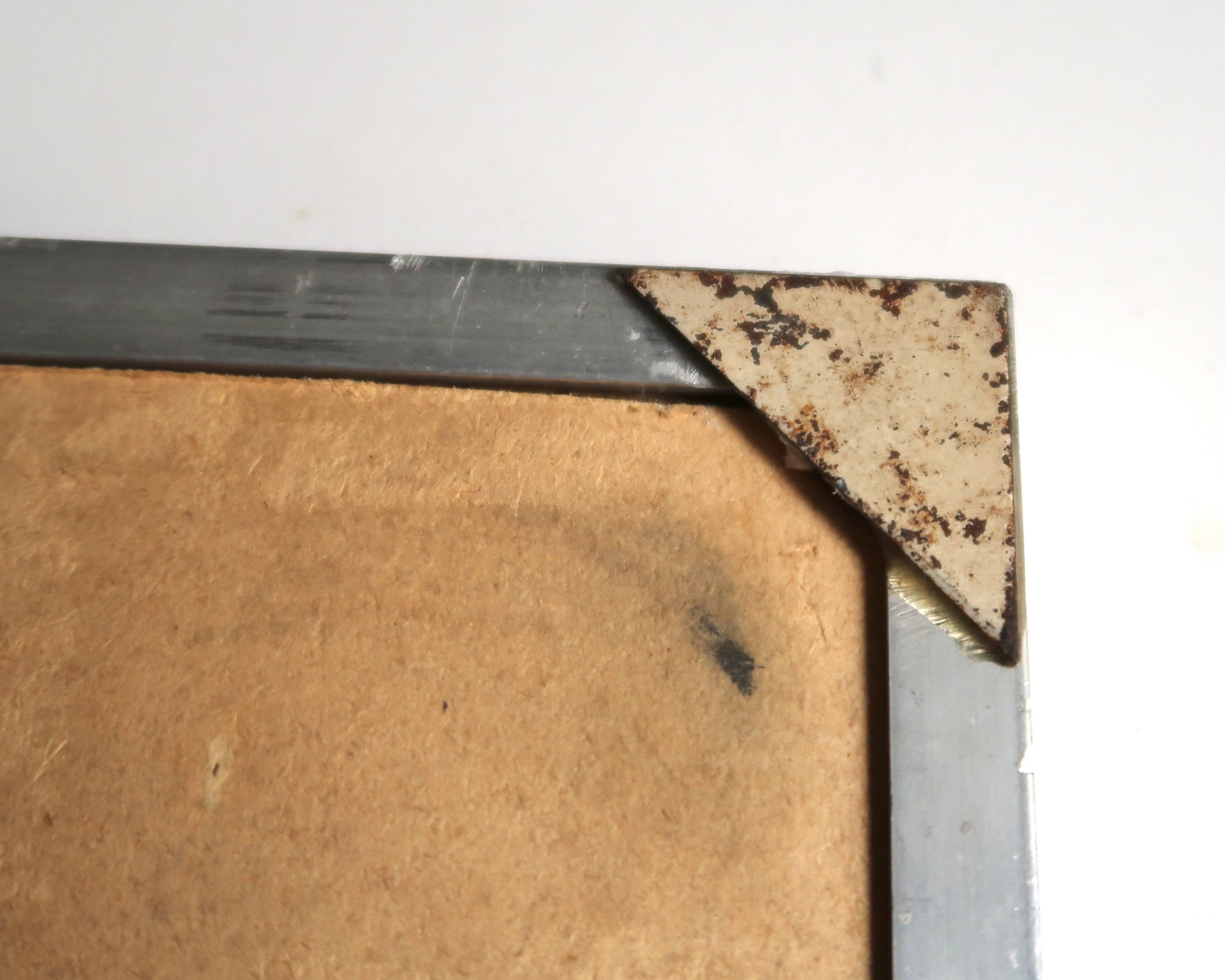 Tableau link of chain kinetic optical art signed by Patrick Dupré