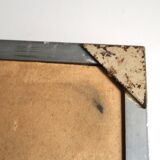 Tableau link of chain kinetic optical art signed by Patrick Dupré