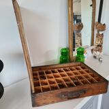Old printing box with its stamps