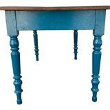 Provencal table in fir 2 drawers