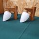 Two Scandinavian wall lights