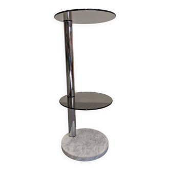 Space age side table or end table, France circa 1970.