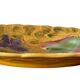 Antique oval dish in Sarreguemines majolica.