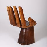 Suar wood hand chair