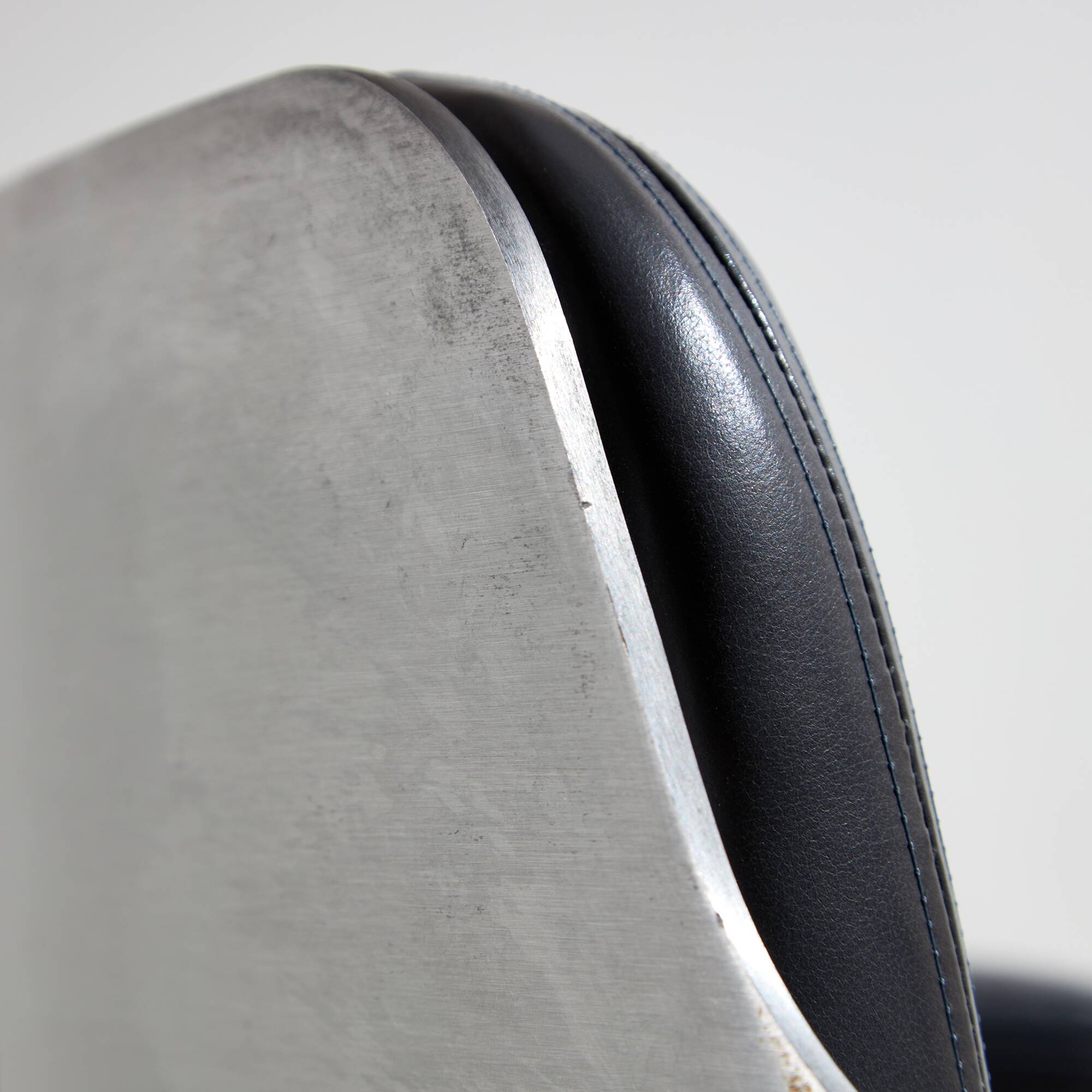 Chaise argentée par hadi teherani pour interstuhl (mk10281)