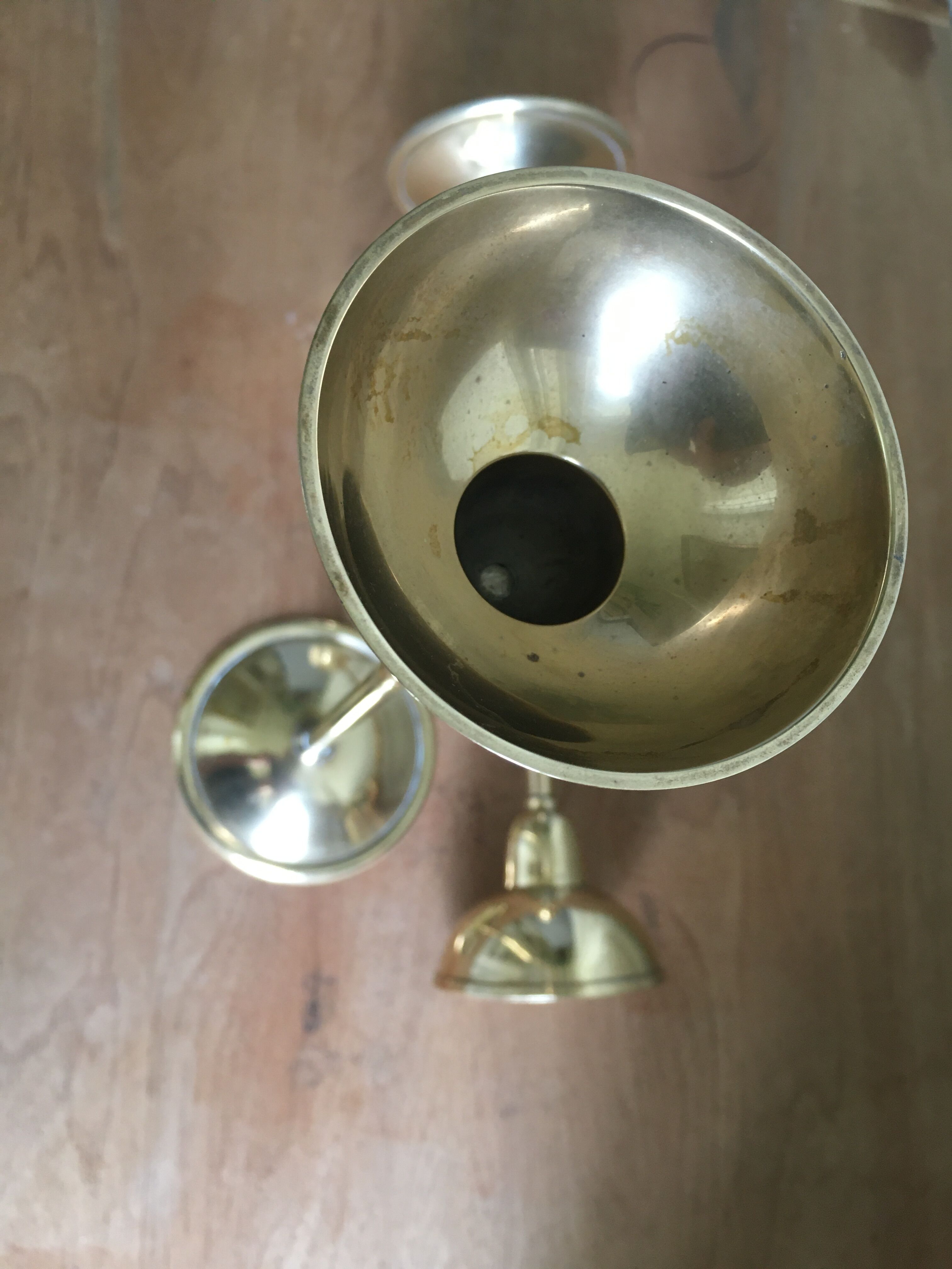 Vintage gold tableware