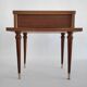 Bedside table in varnished wood veneer of the years 60