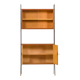Italian mid-century free standing wall unit with a display cabinet, 1960s