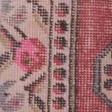 Vintage Turkish rug from Oushak, hand-woven 132x216 cm