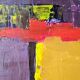 Acrylic on canvas small painting Contemporary abstract art