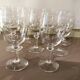 Set of 9 crystal glasses from the Napoleon III period