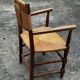 Set of 6 chairs and 2 armchairs, Brutalist style, 1950s