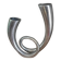 Vase soliflore Silea en aluminium, année 70-80