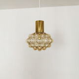 Bubble glass pendant lamp by Helena Tynell for Glashütte Limburg