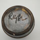 Vase en grès de la borne par Sylvie Rigal