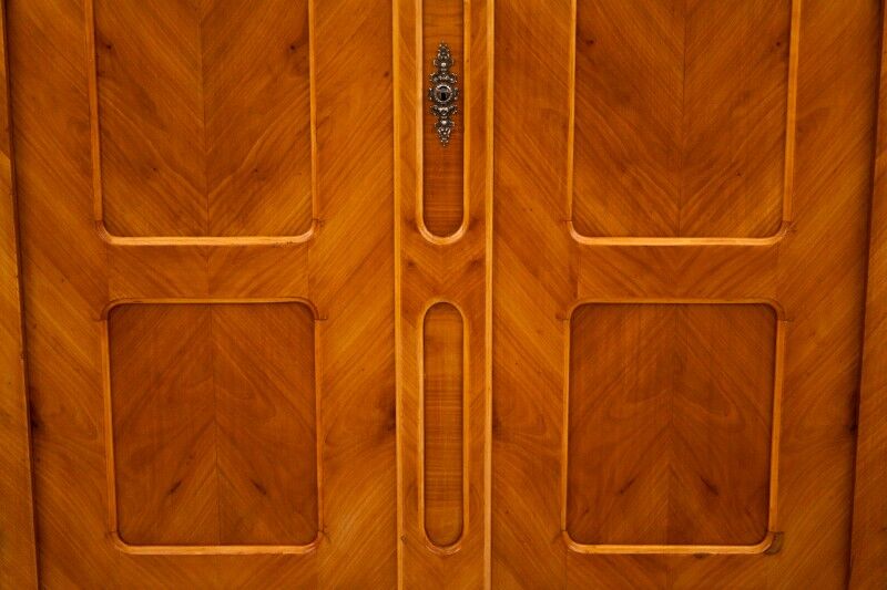 Antique wardrobe, Western Europe, around 1900. After renovation.