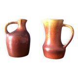 Set of 2 Accolay pitchers from the 1960s