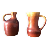Ensemble de 2 pichets Accolay des années 60