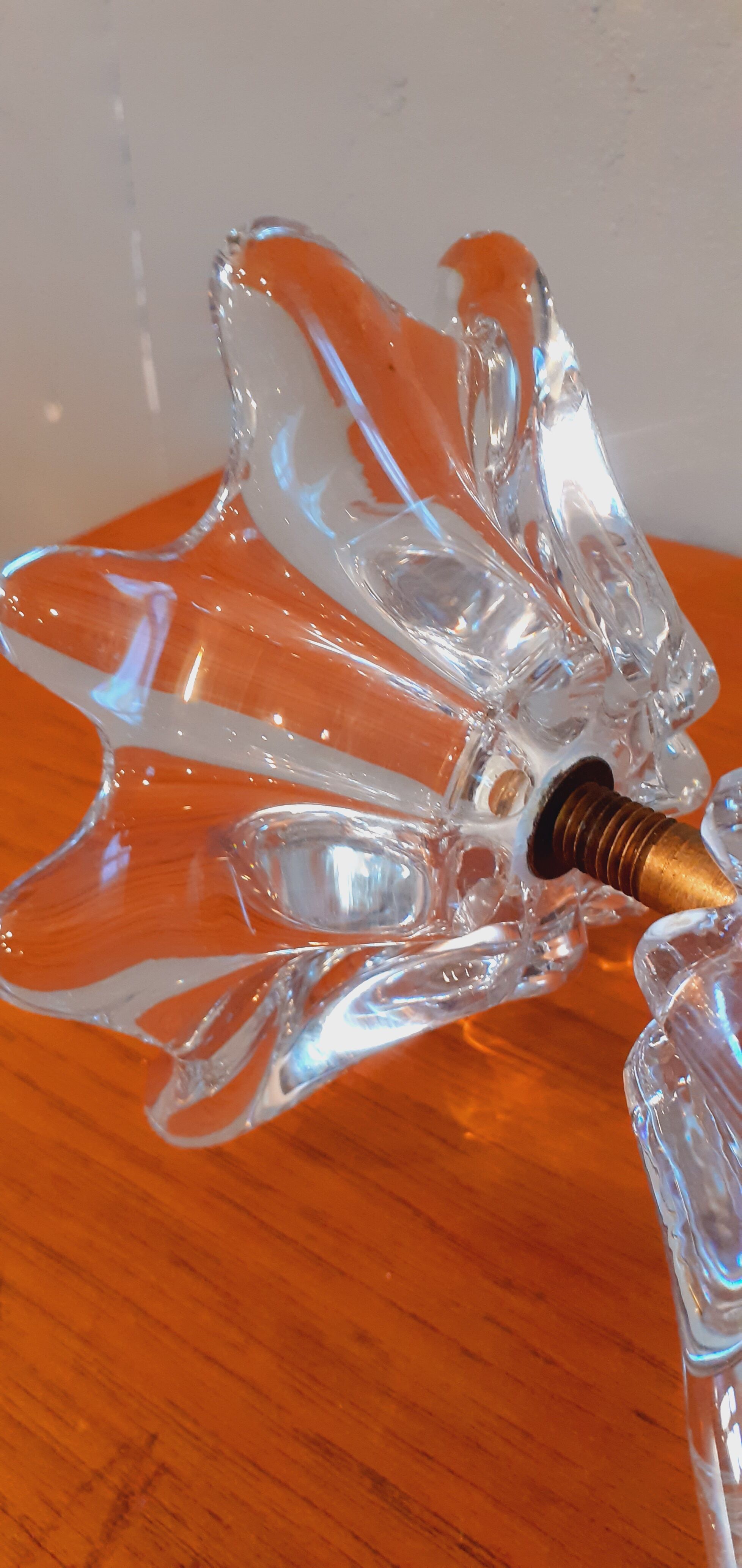 50 year year freeform molded glass door handle