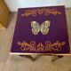 Butterfly wood console