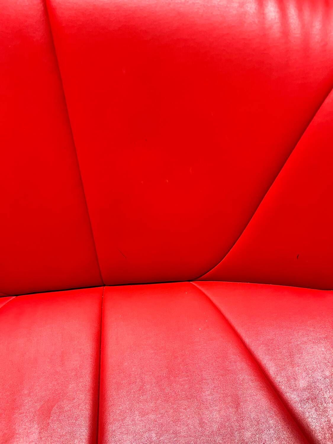 Canapé Pierre Paulin - Ligne Roset Edition - Pumpkin 3-seater - Faux leather