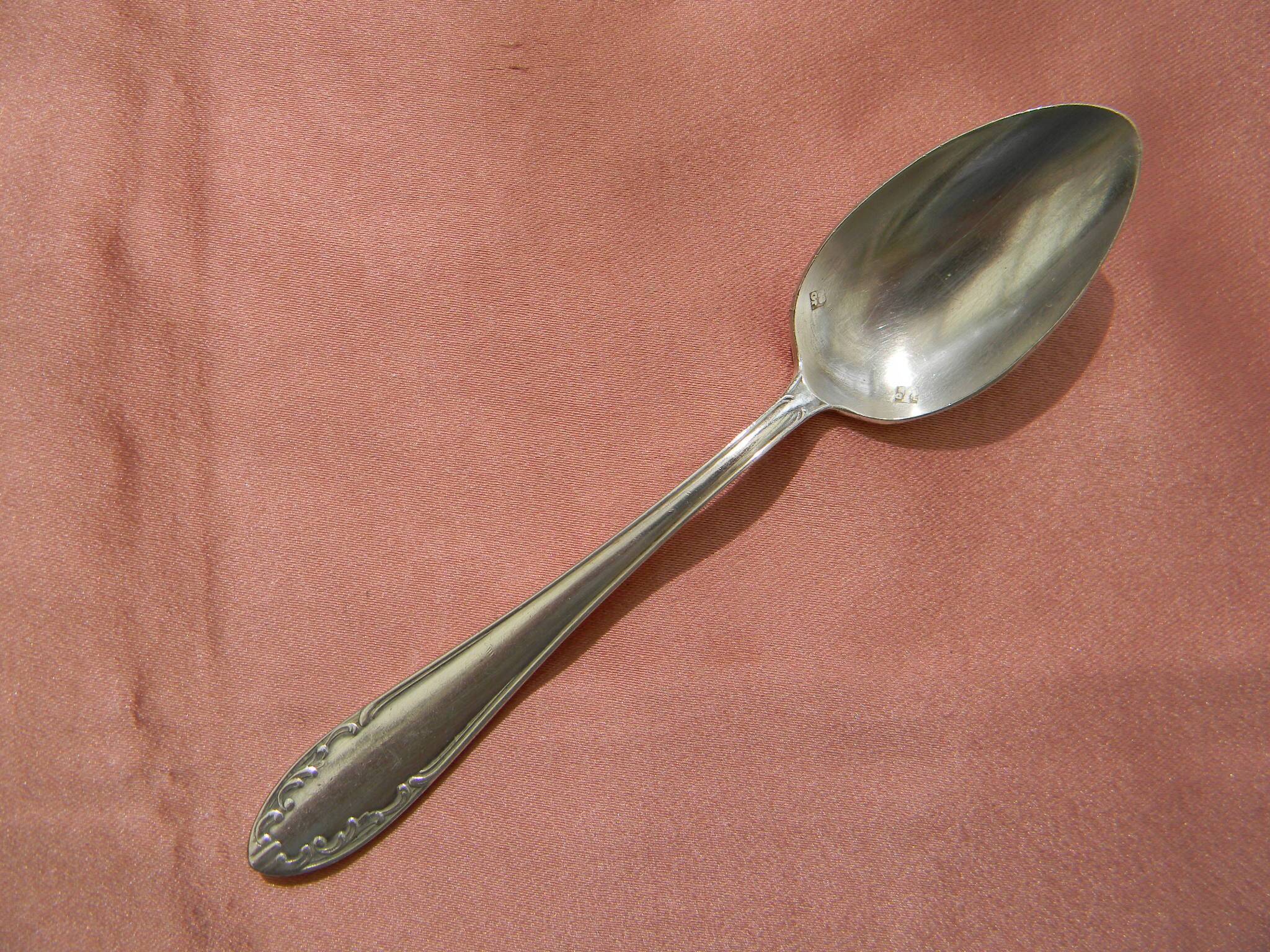 Set of 6 silver-plated teaspoons