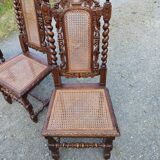 6 Louis XIII style chairs