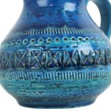 Blue Bitossi Vase Ear Vase Rimini Blue Aldo Londi Design Sixties