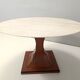 Dining Table with a Portuguese Pink Marble Top in the style of Carlo De Car