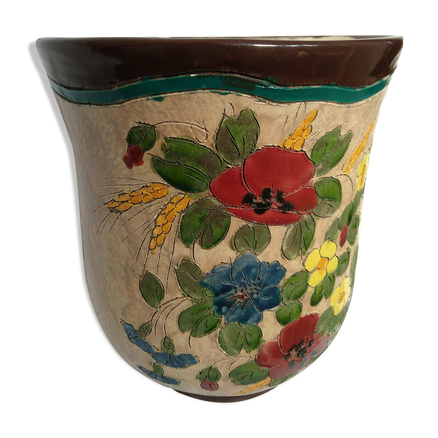 floral decoration potcover by Jérome Massier