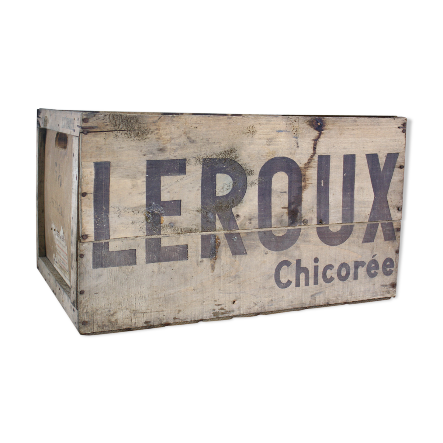 Leroux chicory wooden case
