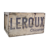 Leroux chicory wooden case