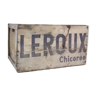 Leroux chicory wooden case