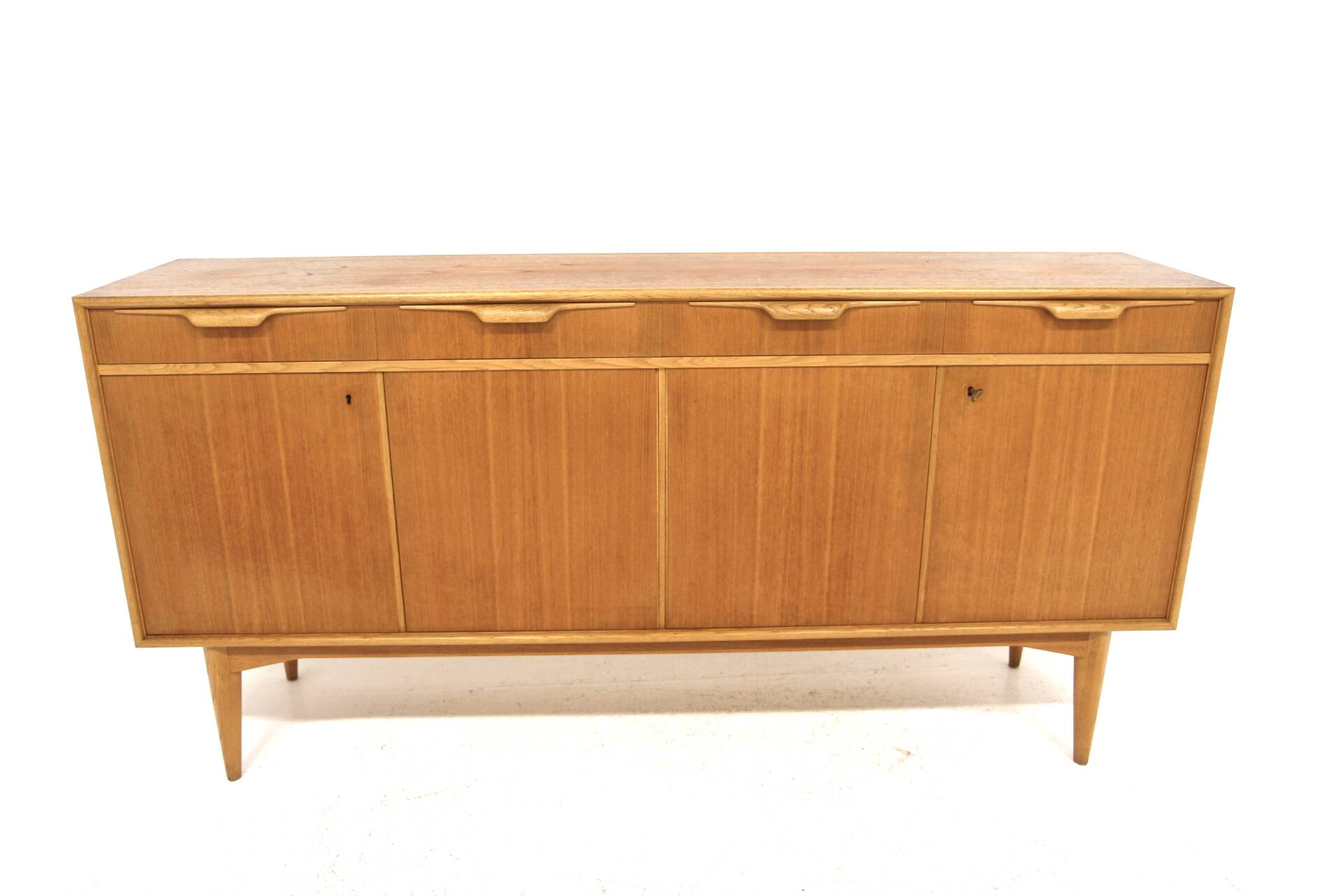 Scandinavian enfilade in teak and oak, Bertil Fridhagen, Bodafors, Sweden, 1960