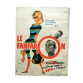 very rare original poster of 1963 in 60x80 cm The braggart Dino Risi