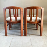 Set of 4 Danish chairs, 60s teak
