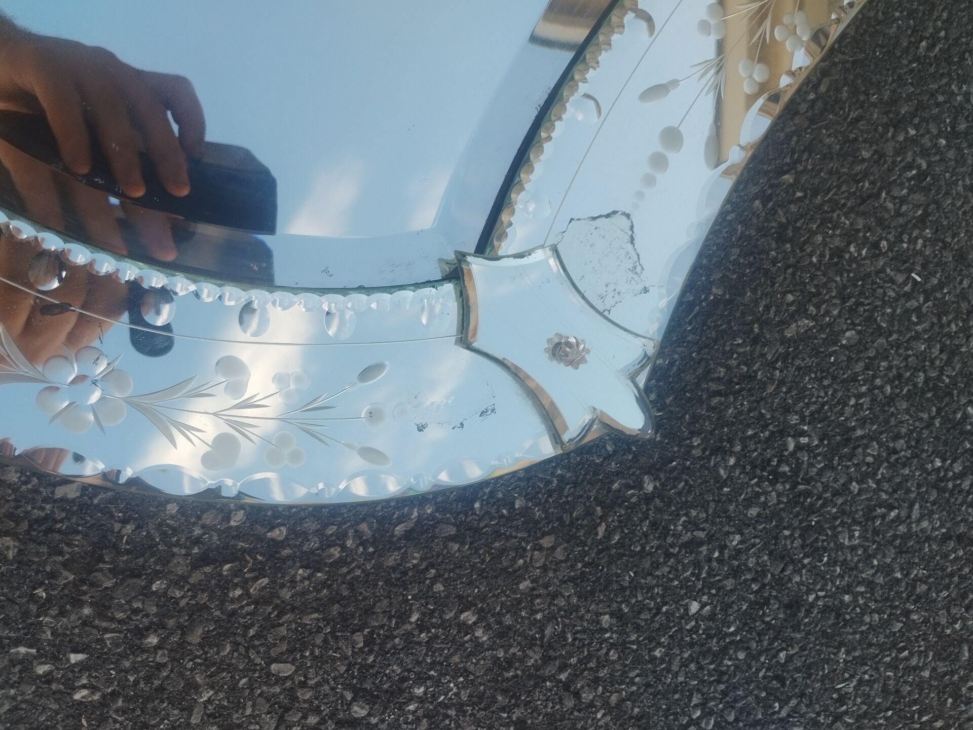 Ancient Venetian mirror