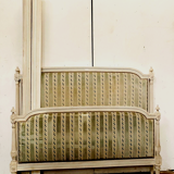 Bed with fluted columns louis xvi style patinated twentieth century