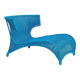 Chaise Longue Basse Bleu Ciel Par Monika Mudler pour IKEA, 2001
