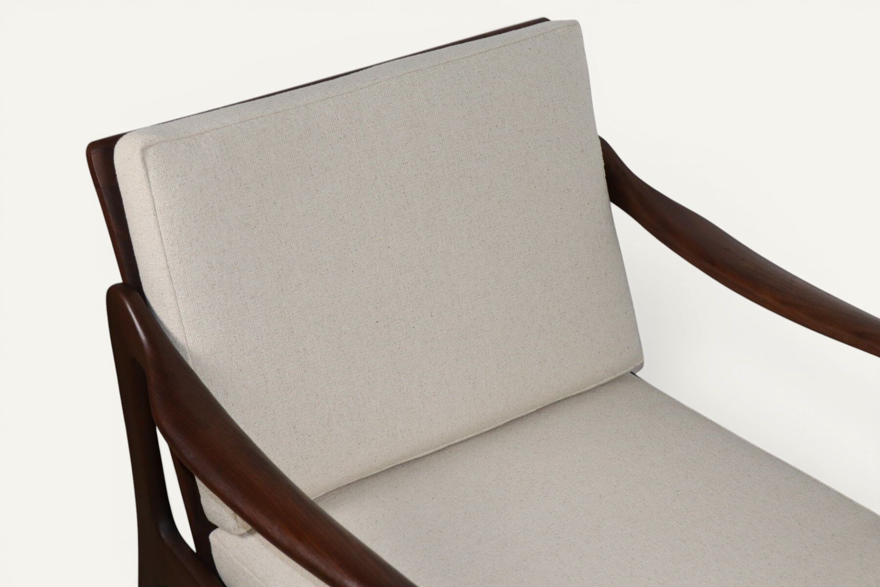Scandinavian lounge chair in solid teak, 1960s
