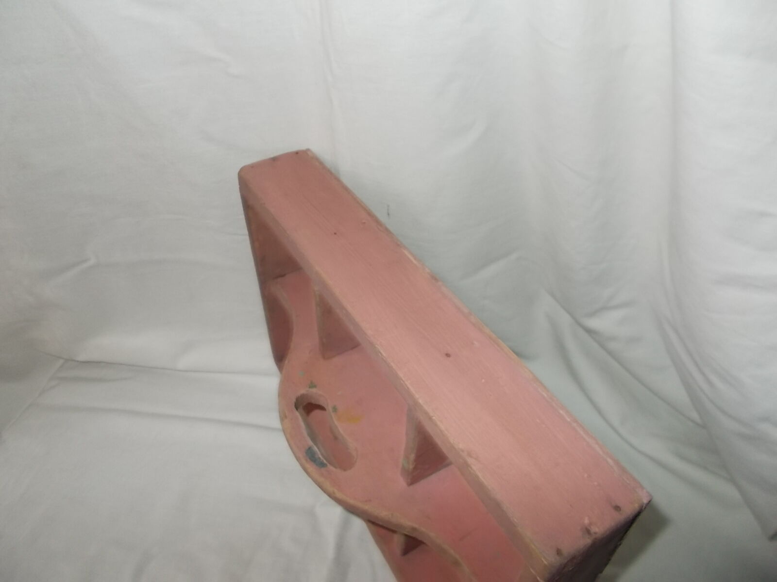 Vintage wooden toolbox or office accessories box.