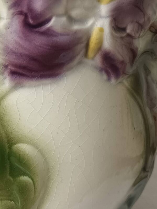 Cache-pot barbotine iris Digoin