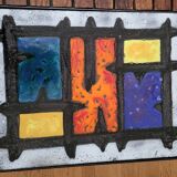 Madoura Jouver Coffee Table Wood and Ceramic Scandinavian Design France 1960