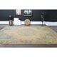 Tapis de zone vintage persan fait main en laine et coton des années 1970 285x397