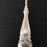6 silver ice cream spoons 1898-1903